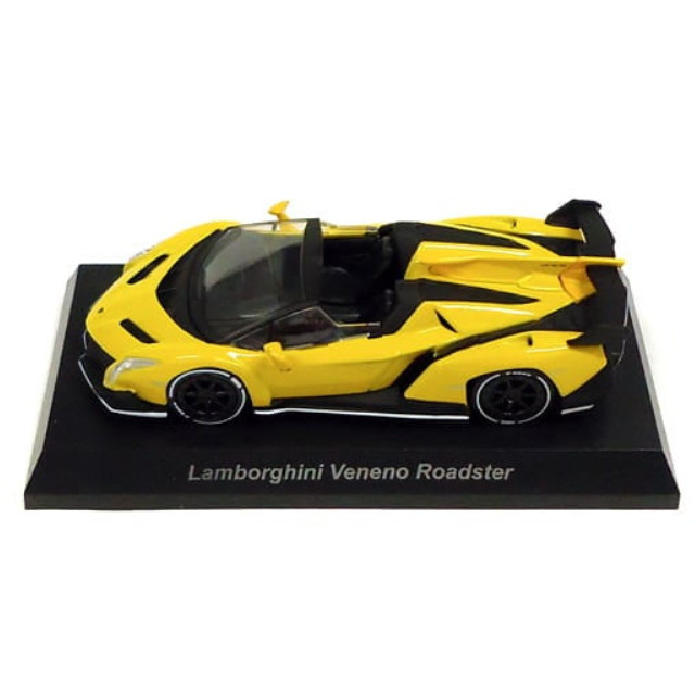 [MDL] (単品) 1/64 Lamborghini Veneno Roadster(イエロー) 「ランボルギーニ ミニカーコレクション6」 サークルK・サンクス限定 完成品 ミニカー 京商