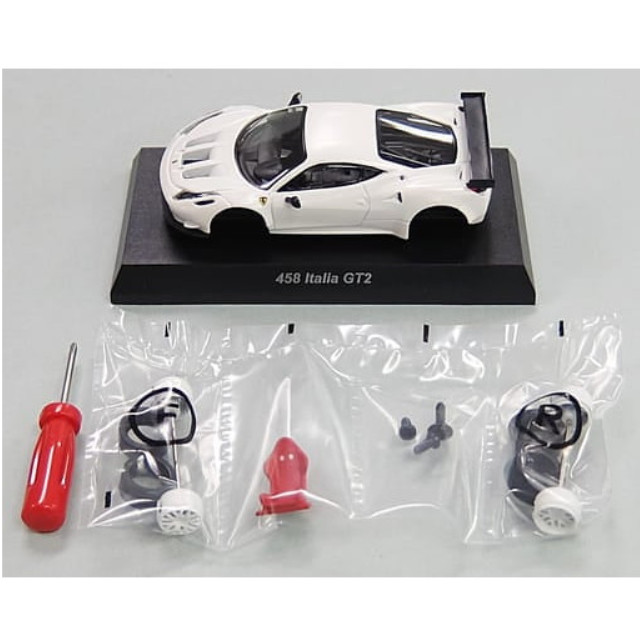 [MDL] (単品) 1/64 Ferrarri 458 Italia GT2 カルワザバージョン(マットホワイト) 「フェラーリ ミニカーコレクション9 NEO」 カルワザオンライン限定 完成品 ミニカー 京商