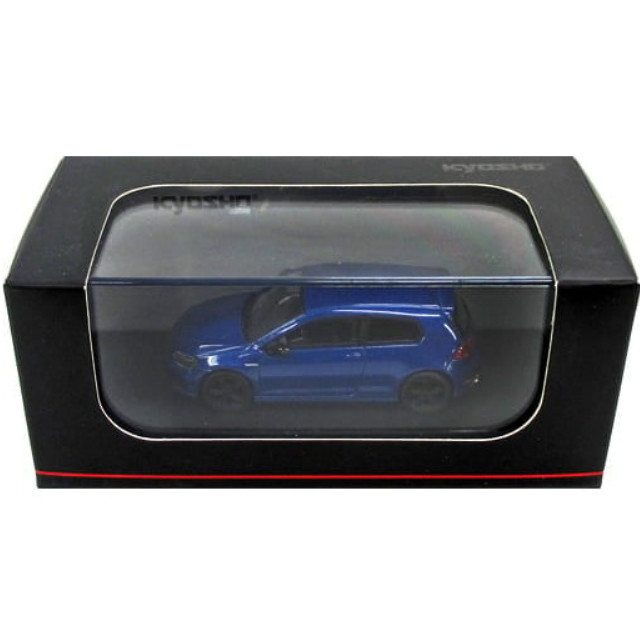 [MDL] 1/64 VW ゴルフ R 2012(ブルーメタリック×ブラックホイール)  完成品 ミニカー(KS07050A14) 京商