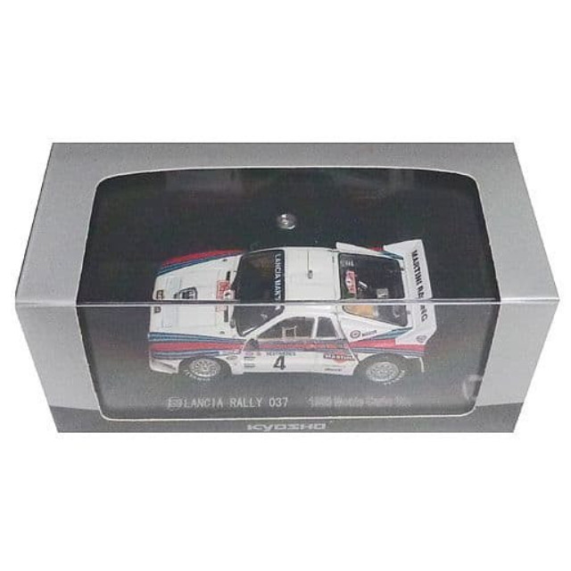[MDL] 1/43 LANCIA RALLY 037 1985 Monte Carlo 6th MARTINI #4(ホワイト×レッド×ブルー) 完成品 ミニカー(03181D) 京商