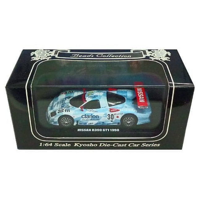 [MDL] 1/64 NISSAN R390GT1 1998 clarion #30(スカイブルー) 「Beads Collection」 完成品 ミニカー(06422A) 京商