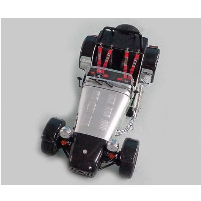 [MDL] 1/18 CATERHAM SUPER SEVEN CYCLE FENDER(カーボンブラック×シルバー) 完成品 ミニカー(08222SC) 京商