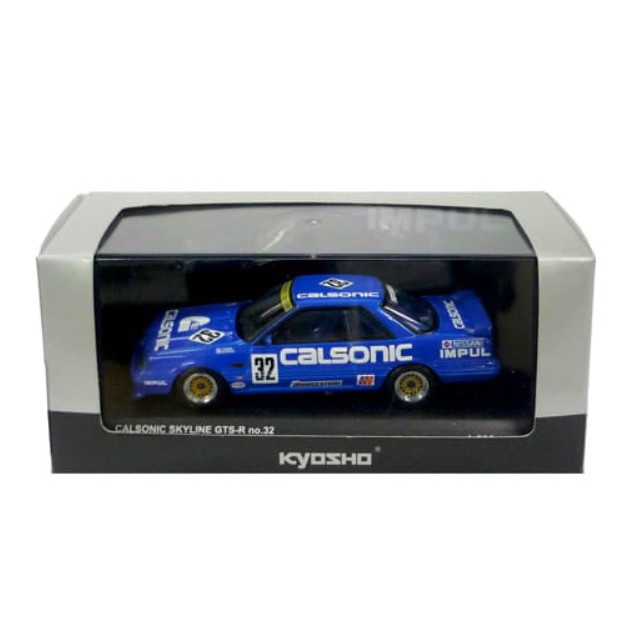 [MDL] 1/43 CALSONIC SKYLINE GTS-R Inter-TEC 1988 FUJI SPEEDWEY IMPUL #32(ブルー) 完成品 ミニカー(03707D) 京商