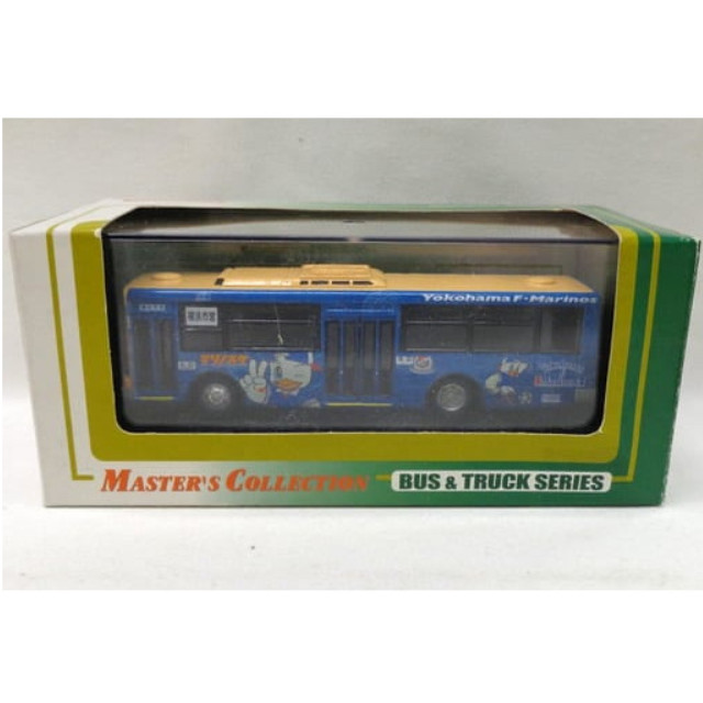 [MDL] 1/80 横浜交通局 ラッピングバス 横浜F・マリノス マリノスケ号(ブルー×ベージュ) 「マスターズコレクション バス&トラックシリーズ No.19」 完成品 ミニカー(64106) 京商