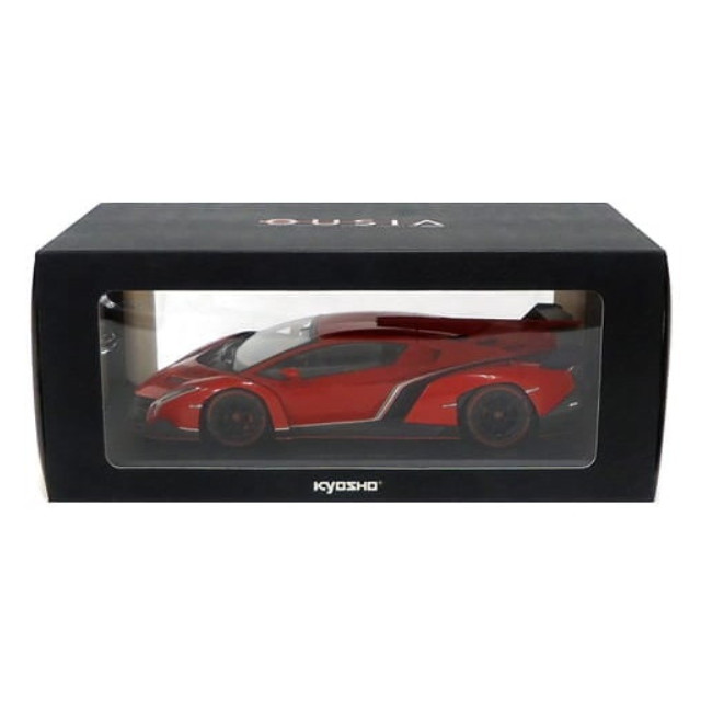 [MDL] 1/18 ランボルギーニ ヴェネーノ(レッドパール×レッドライン) 「OUSIAシリーズ」 完成品 ミニカー(KSC09501RPR) 京商