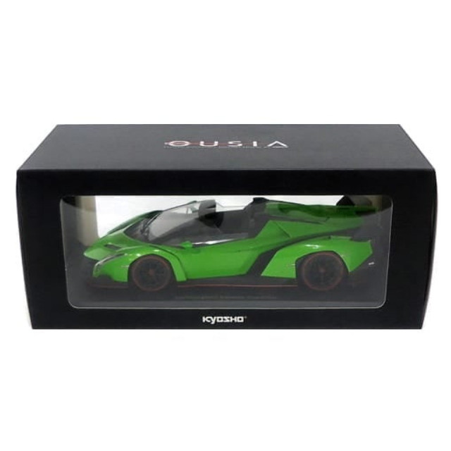 [MDL] 1/18 ランボルギーニ ヴェネーノ ロードスター(グリーンパール×レッドライン) 「OUSIAシリーズ」 完成品 ミニカー(KSC09502GRR) 京商