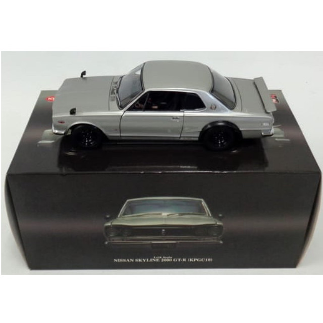 [MDL] (単品) 1/18 NISSAN SKYLINE 2000 GT-R KPGC10(シルバー)  完成品 ミニカー(08125S) 京商