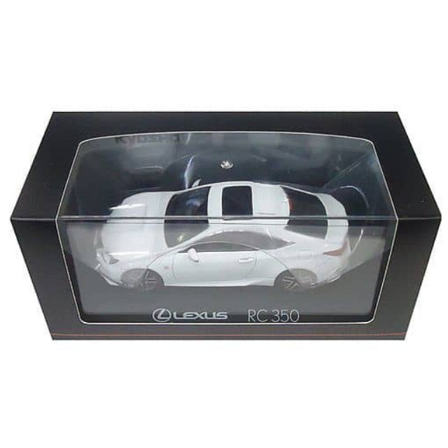 [MDL] 1/43 Lexus RC350 F Sport(ホワイトノーヴェガラスフレーク)  完成品 ミニカー(KS03657W) 京商