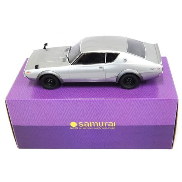 [MDL] 1/12 Nissan Skyline 2000GT-R KPGC110(シルバー) 「SAMURAIシリーズ」  完成品 ミニカー(KSR12002S) 京商