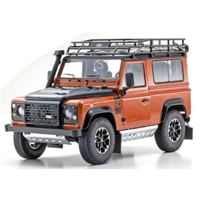[MDL] 1/18 ランドローバー ディフェンダー アドベンチャー(フェニックスオレンジ)  完成品 ミニカー(KS08901P) 京商