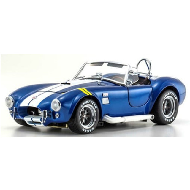 [MDL] 1/18 シェルビー コブラ 427S/C(ブルー×イエローライン)  完成品 ミニカー(KS08045BLY) 京商