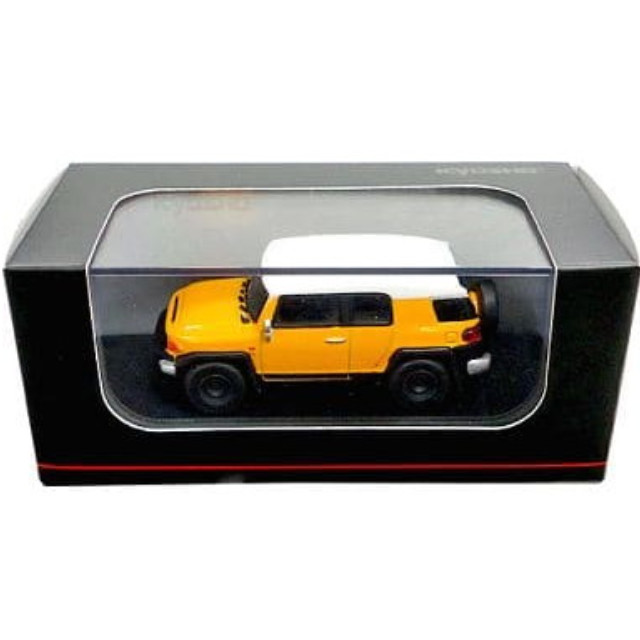 [MDL] 1/64 トヨタ FJクルーザー(イエロー)  完成品 ミニカー(KS07042A13) 京商