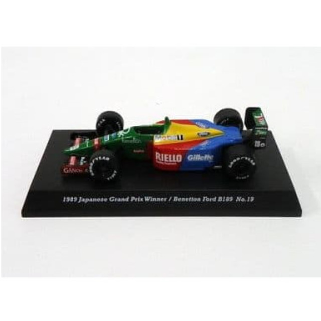 [MDL] (単品) 1/64 1989 Benetton Ford B189 7UP #19(グリーン×レッド×ブルー) 「JAPAN GP COLLECTION Vol.4」 完成品 ミニカー 京商