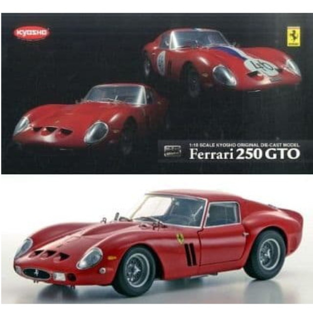 [MDL] 1/18 フェラーリ 250 GTOレッド)  完成品 ミニカー(KS08436R) 京商
