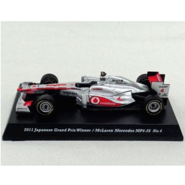 [MDL] (単品) 1/64 2011 Vodafone McLaren Mercedes MP4-26 aigo #5(シルバー×レッド) 「JAPAN GP COLLECTION Vol.5」 サークルK・サンクス限定 完成品 ミニカー 京商
