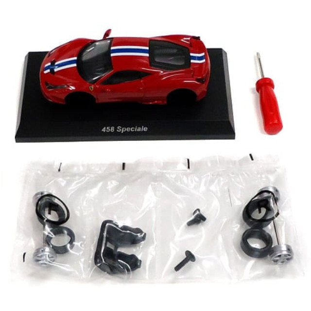 [MDL] (単品) 1/64 458 Speciale(レッド×ホワイト) 「フェラーリ ミニカーコレクション 10」 サークルK・サンクス限定 完成品 ミニカー 京商