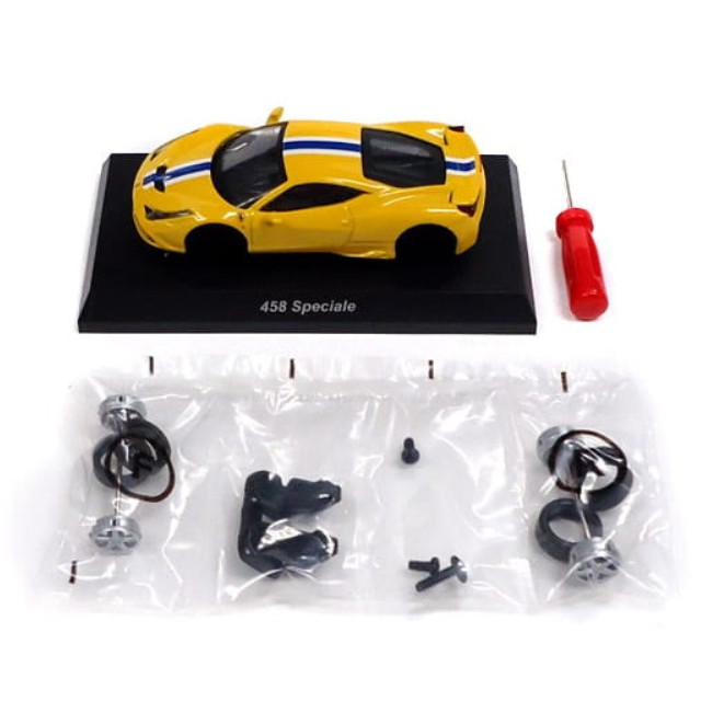 [MDL] (単品) 1/64 458 Speciale(イエロー×ホワイト) 「フェラーリ ミニカーコレクション 10」 サークルK・サンクス限定 完成品 ミニカー 京商