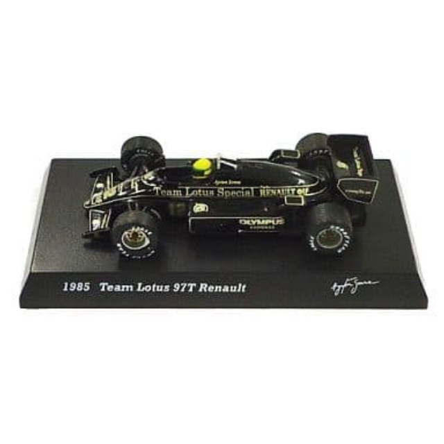 [MDL] (単品) 1/64 1985 Team Lotus 97T Renault #12(ブラック×ゴールド) 「アイルトン・セナ コレクション」 サークルK・サンクス限定 完成品 ミニカー 京商