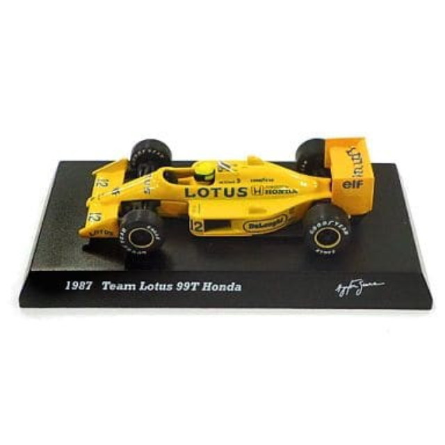[MDL] (単品) 1/64 1987 Team Lotus 99T Honda #12(イエロー) 「アイルトン・セナ コレクション」 サークルK・サンクス限定 完成品 ミニカー 京商