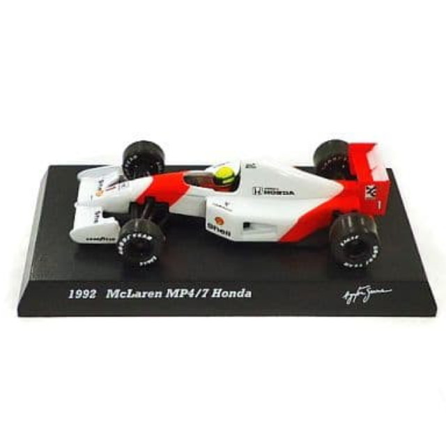 [MDL] (単品) 1/64 1992 McLaren MP4/7 Honda #1(ホワイト×レッド) 「アイルトン・セナ コレクション」 サークルK・サンクス限定 完成品 ミニカー 京商
