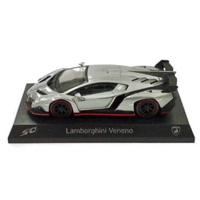 [MDL] (単品) 1/64 Lamborghini Veneno(シルバー×レッド) 「ランボルギーニ ヴェネーノ ミニカーコレクション」 サークルK・サンクス限定 完成品 ミニカー 京商