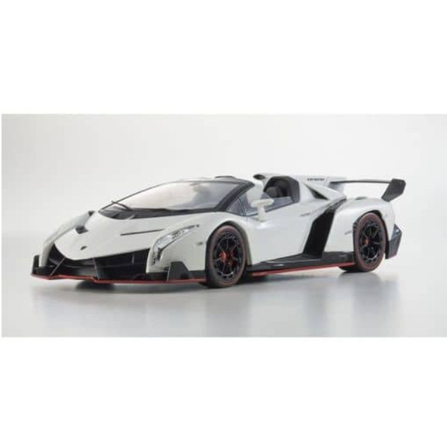 [MDL] 1/18 ランボルギーニ ヴェネーノ ロードスター(ホワイト×レッドライン) 「OUSIAシリーズ」 完成品 ミニカー(KSC09502W) 京商