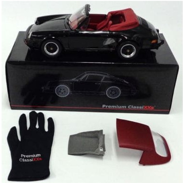 [MDL] 1/12 ポルシェ 911 カレラ 3.2 コンバーチブル(ブラック) 「プレミアムクラシックス」 完成品 ミニカー(PCS10252) 京商
