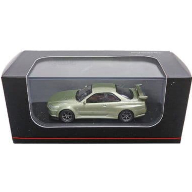 [MDL] 1/64 ニッサン スカイラインGT-R BNR34(ライトグリーン)  完成品 ミニカー(KS07047A8) 京商