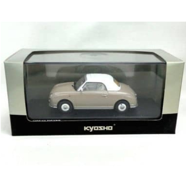 [MDL] 1/43 日産 フィガロ(トパーズミスト×ベージュ)  完成品 ミニカー(03391BR) 京商