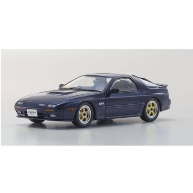 [MDL] 1/43 マツダ サバンナ RX-7(FC3S)GT-R マツダ スピードホイール(ブレイヴブルー) 完成品 ミニカー(KS03302BL) 京商