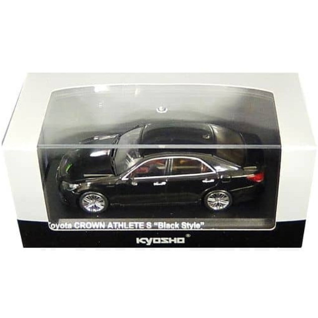 [MDL] 1/43 トヨタ クラウンアスリートS ブラックスタイル (ブラックマイカ)  完成品 ミニカー(KS03645PBK) 京商