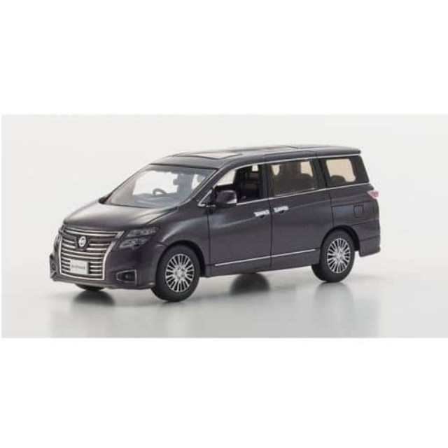[MDL] 1/43 ニッサン エルグランド ハイウェイスター 2014 (メタルグレー)  完成品 ミニカー(KS03881MGR) 京商