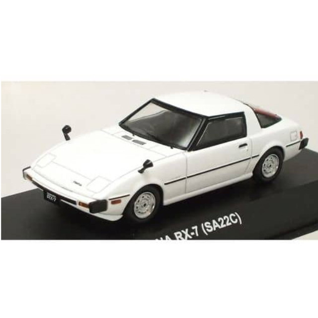 [MDL] 1/43 MAZDA SAVANNA RX-7 SA22C(ホワイト)  完成品 ミニカー(03281W) 京商