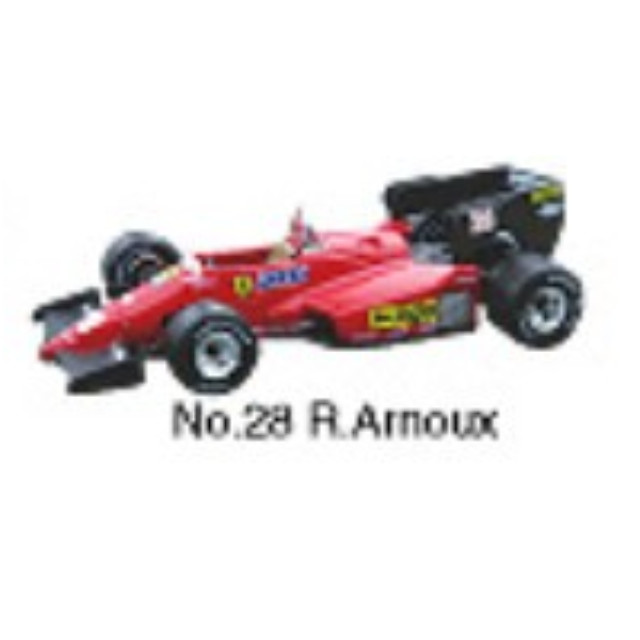[MDL] (単品) 1/64 Ferrari 126 C4 R.Aronox 1984 #28(レッド×ホワイト) 「フェラーリ F1 コレクション」 サークルK・サンクス限定 完成品 ミニカー 京商
