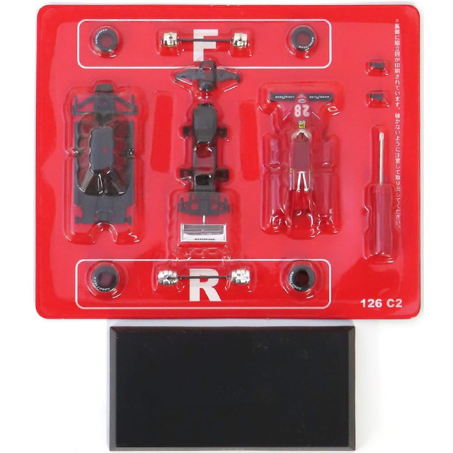 [MDL] (単品) 1/64 Ferrari 126 C2 D.Pironi 1982 #28(レッド×ブラック) 「フェラーリ F1 コレクション」 サークルK・サンクス限定 完成品 ミニカー 京商