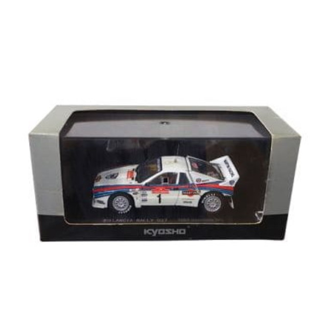 [MDL] 1/43 LANCIA RALLY 037 1985 Sanremo 3rd MARTINI #1(ホワイト×レッド×ブルー) 完成品 ミニカー(03181C) 京商