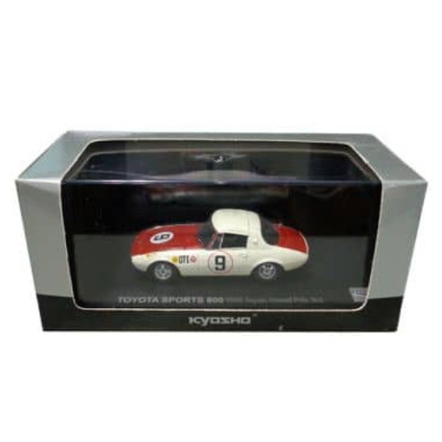 [MDL] 1/43 TOYOTA SPORTS 800 Japan Grand Prix 3rd. 1966 NGK #9(レッド×ホワイト)  完成品 ミニカー(03092F) 京商