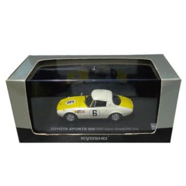 [MDL] 1/43 トヨタ スポーツ 800 #6(イエロー×ホワイト)  完成品 ミニカー(03092D) 京商