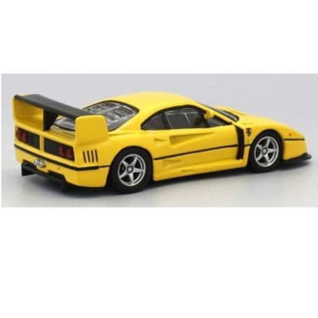 [MDL] 1/64 Ferrari F40 GTE(イエロー) ケース＆ベース付 組立キット  完成品 ミニカー(KS07049A4) 京商