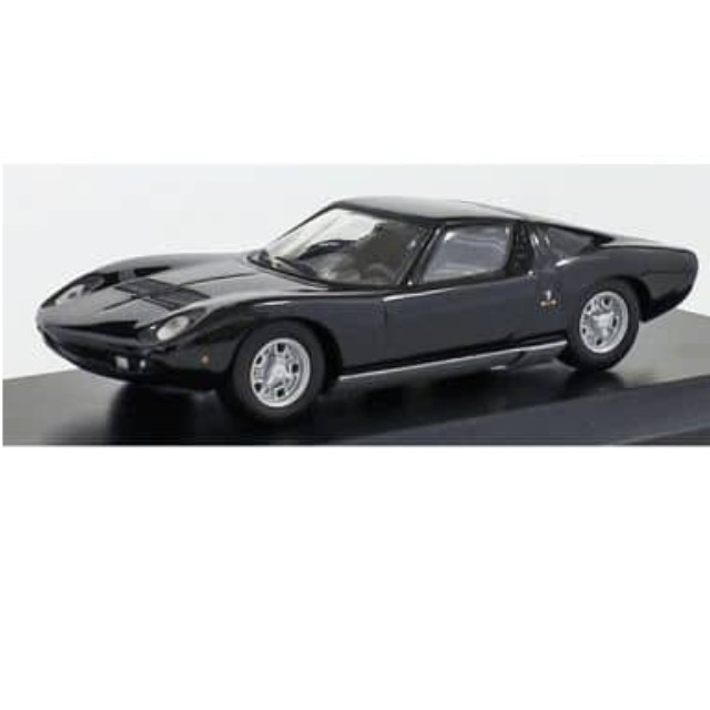 [MDL] 1/64 Lamborghini Miura P400 (ブラック)  完成品 ミニカー(KS07045A4) 京商