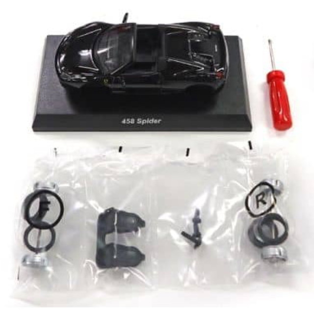 [MDL] (単品) 1/64 Ferrari 458 Spider(ブラック) 「フェラーリ ミニカーコレクション9 NEO」 サークルK・サンクス限定 完成品 ミニカー 京商