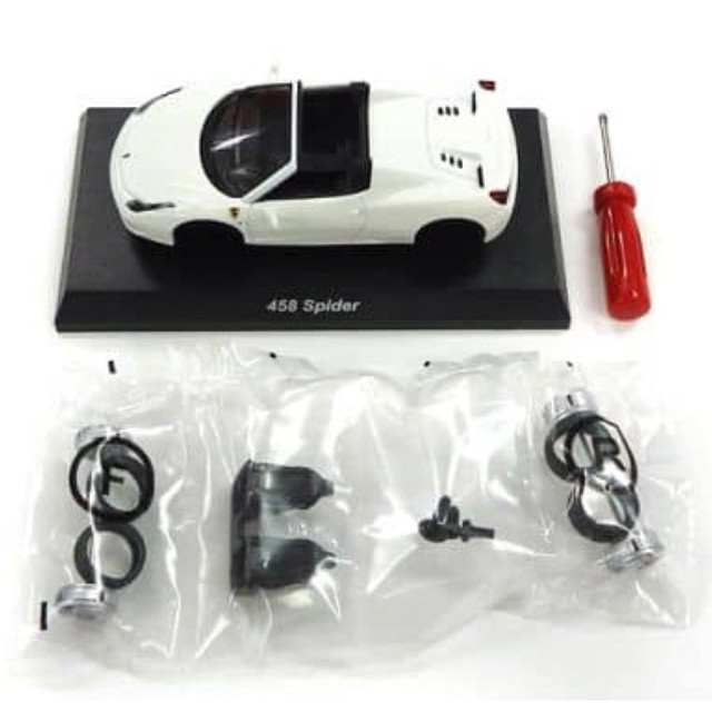 [MDL] (単品) 1/64 Ferrari 458 Spider(ホワイト) 「フェラーリ ミニカーコレクション9 NEO」 サークルK・サンクス限定 完成品 ミニカー 京商