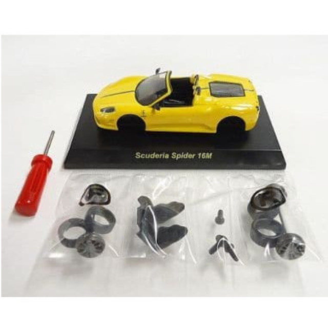 [MDL] (単品) 1/64 Ferrari Scuderia Spider 16M(イエロー) 「フェラーリ ミニカーコレクション VIII」 サークルK・サンクス限定 完成品 ミニカー 京商