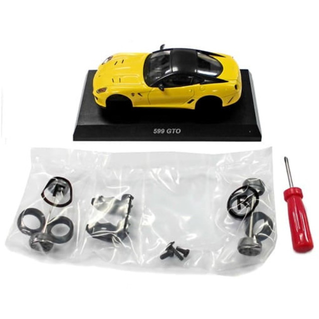[MDL] (単品) 1/64 Ferrari 599 GTO(イエロー) 「フェラーリミニカーコレクション 9」 サークルK・サンクス限定 完成品 ミニカー 京商