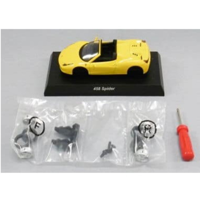 [MDL] (単品) 1/64 Ferrari 458 Spider(イエロー) 「フェラーリミニカーコレクション 9」 サークルK・サンクス限定 完成品 ミニカー 京商