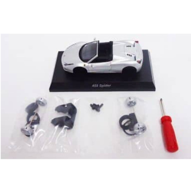 [MDL] (単品) 1/64 Ferrari 458 Spider(シルバー) 「フェラーリミニカーコレクション 9」 サークルK・サンクス限定 完成品 ミニカー 京商