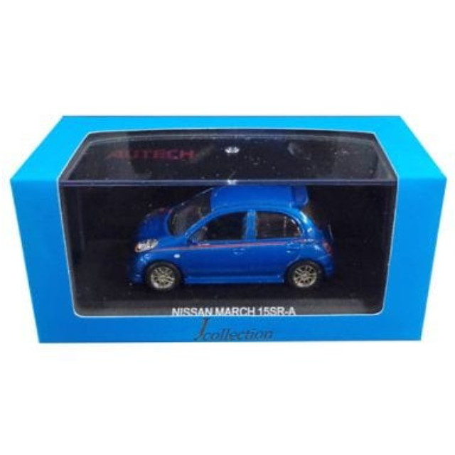 [MDL] 1/43 日産マーチ15SR-A with NISMOストライプ (メタリックブルー) 「J-collection」 完成品 ミニカー(JC18010SR) 京商