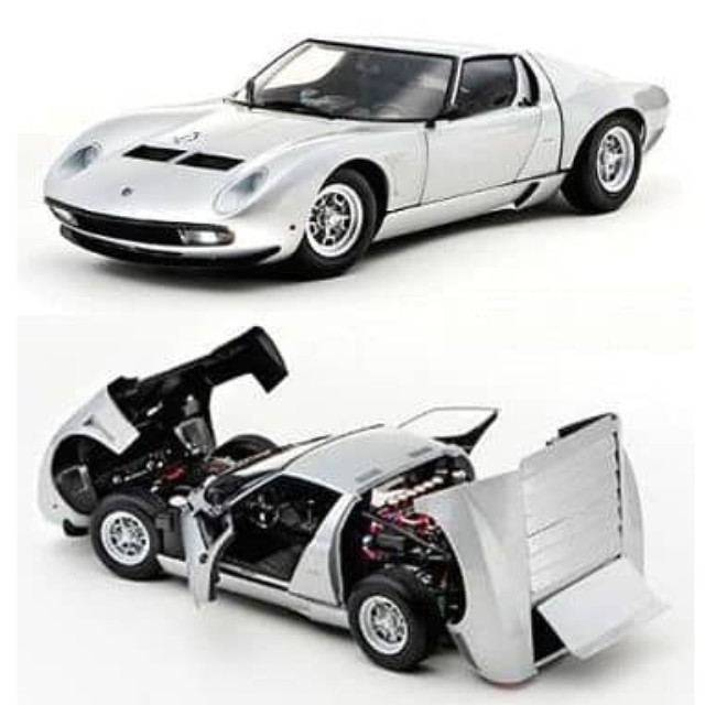 [MDL] 1/18 ランボルギーニ イオタ SVJ シリアルNo.4860(シルバー)  完成品 ミニカー(K08315S) 京商