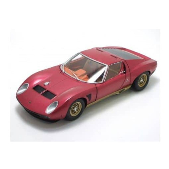 [MDL] 1/18 ランボルギーニ ミウラ イオタ SVJ シャーシ No.4892 バーガンディ/ゴールド 完成品 ミニカー(K08315PG) 京商
