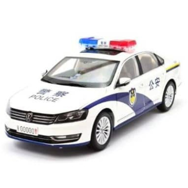 [MDL]  1/18 VWパサート 中国公安車両(ホワイト×ブルー)  完成品 ミニカー(ZVC000003WE1) 京商